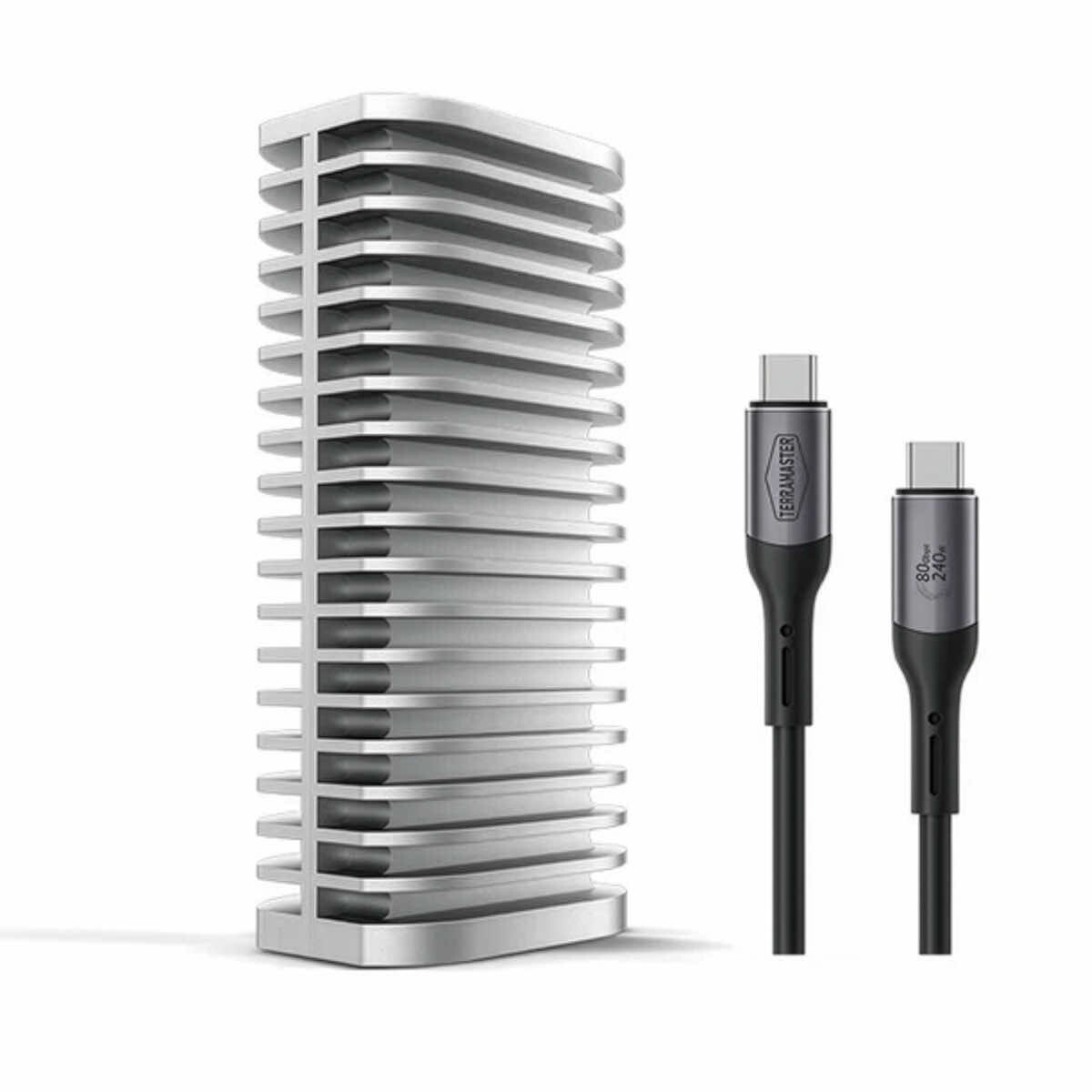 TerraMaster D1 Ssd kapsa Thunderbolt 5 Usb-c na M.2 Ssd NVMe až 7000 MB/s