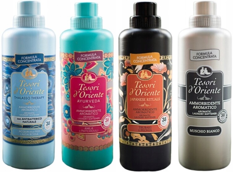 Tesori d'Oriente Sada 4 krásných aviváží 760 ml Tajm