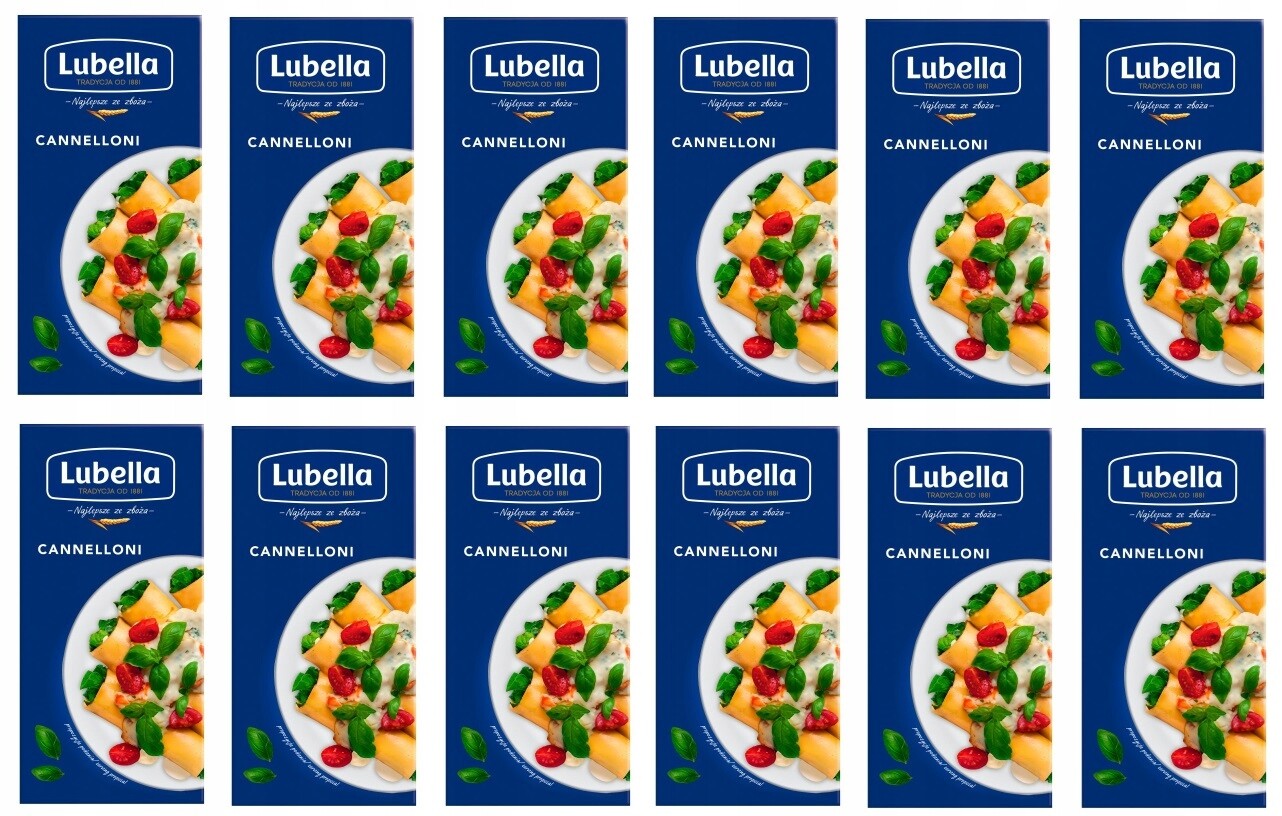 12 x 250 g Lubella Těstoviny cannelloni Karton