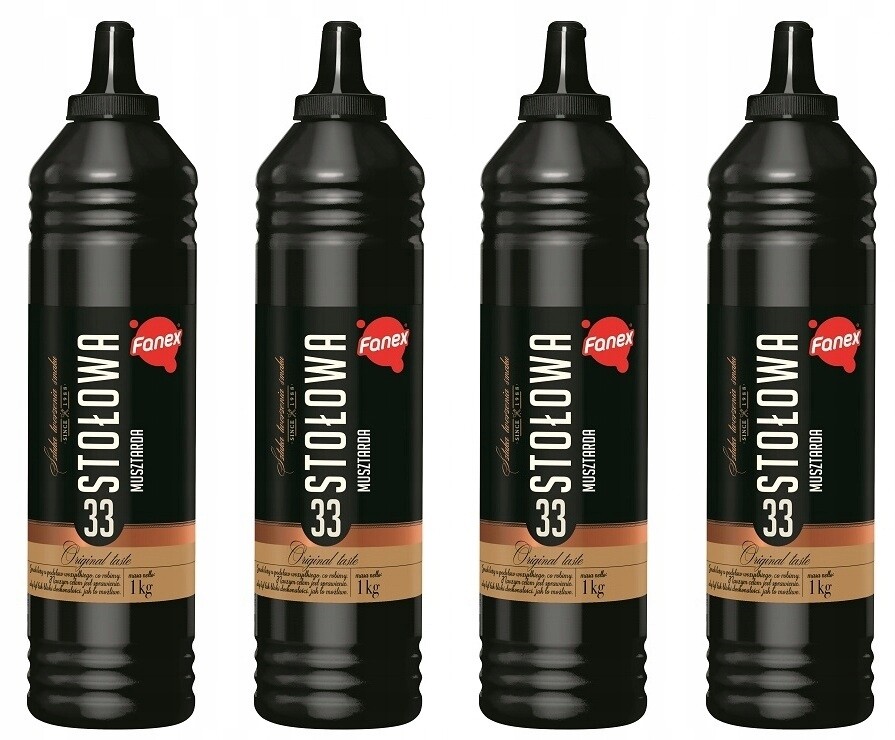 4x 1000 g Fanex Hořčice Karton
