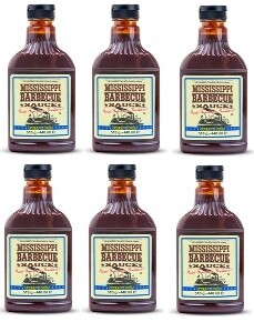 6 x 510 g Mississippi omáčka bbq sladko-jemná Kartonová