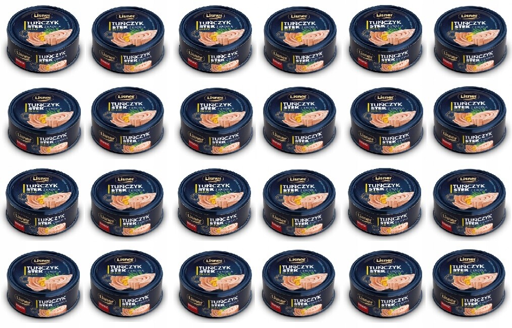 24 x 120 g Lisner Tuňák steak s kapkou oleje Karton