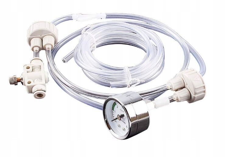 Bimbrownia ze sody CO2 s manometrovým uzávěrem akvária