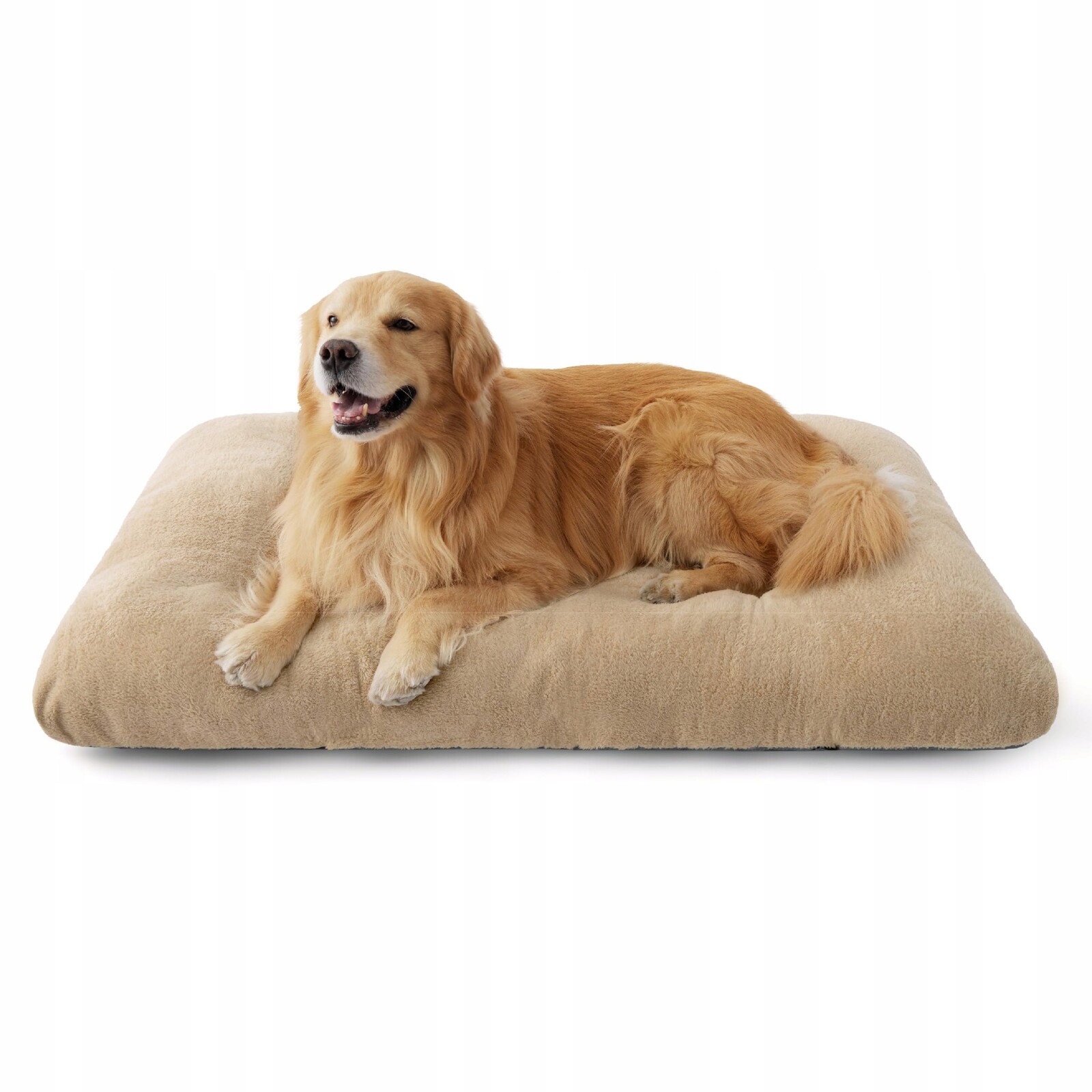 Bedsure Pelíšek pro psa XXL Velké teplé lůžko s protiskluzovou úpravou Kamel