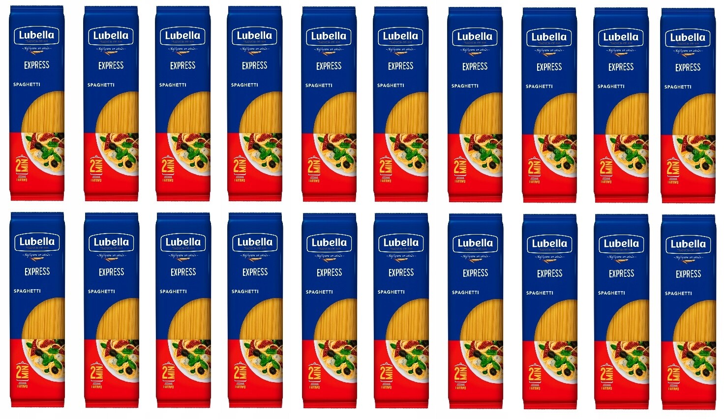 20 x 400 g Lubella Express Těstoviny spaghetti Karton
