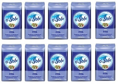 10 x 1 kg O'sole Fita mořská sůl se sníženým obsahem sodíku