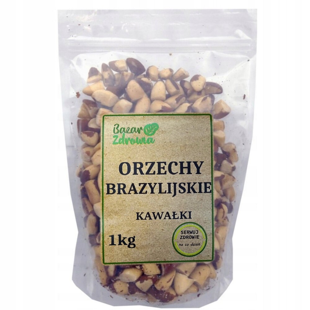 Brazilské Ořechy kousky půlky 1 kg přírodní selen