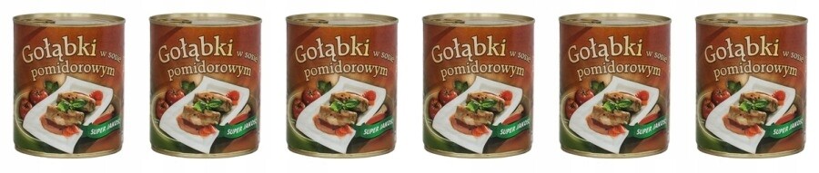 6 x 800 g Yabra Holubice v rajčatové omáčce Svařovací