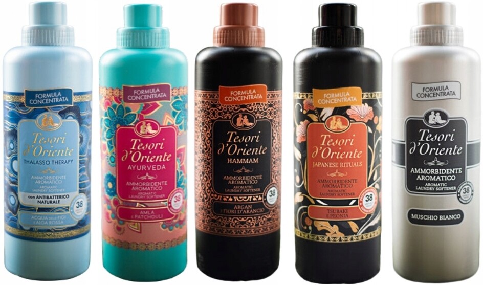 Tesori d'Oriente Sada 5x italských tekutá aviváž 760 ml Tahjm