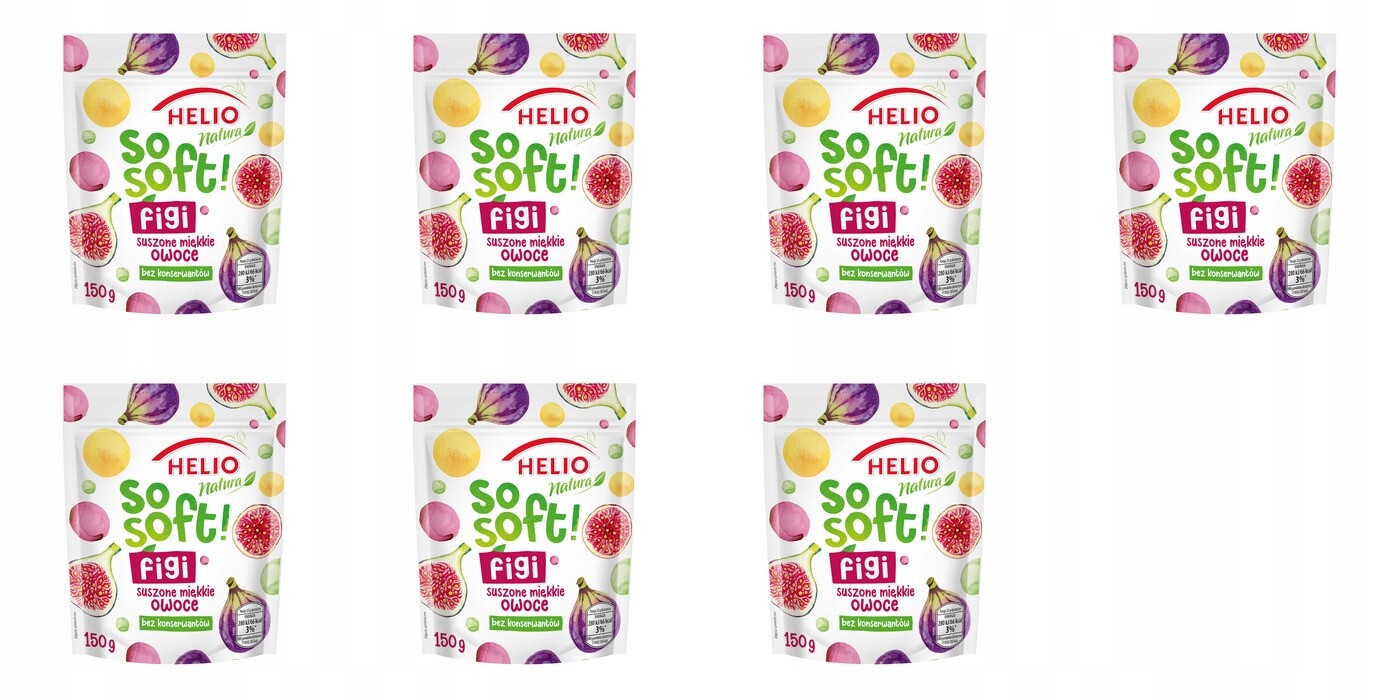7 x 150 g Helio Natura So soft Fíky Karton