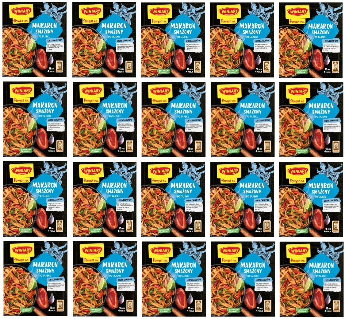 20 x 26 g Winiary Nápad na... Smažené těstoviny po thajsku Karton