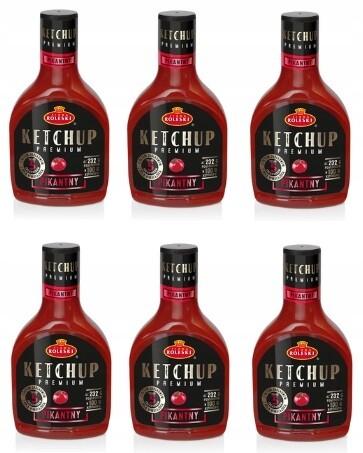 6 x 465 g Roleski Prémiový pikantní kečup Karton