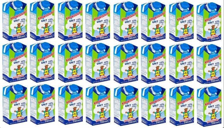 24x 250 ml Gostyń smetana 12% do kávy Svařovací