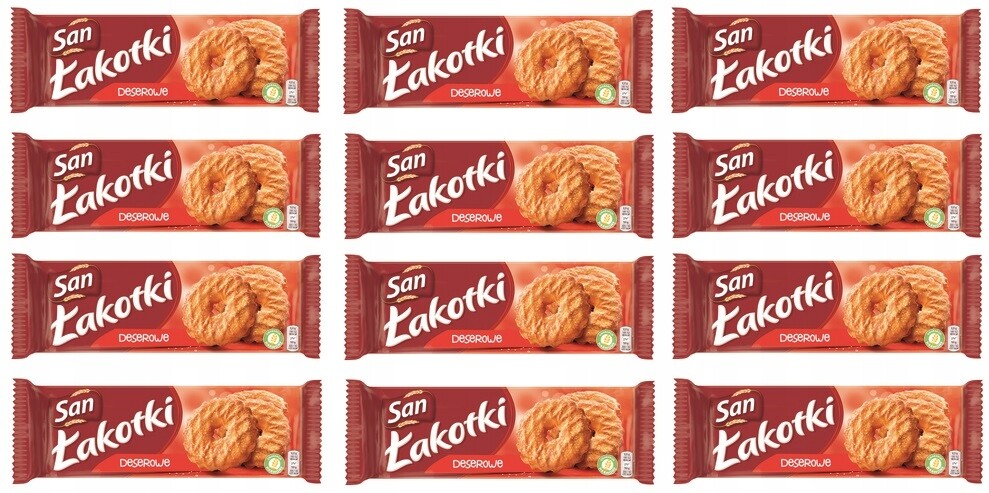 12 x 168 g San Lahůdkové dezertní sušenky Karton