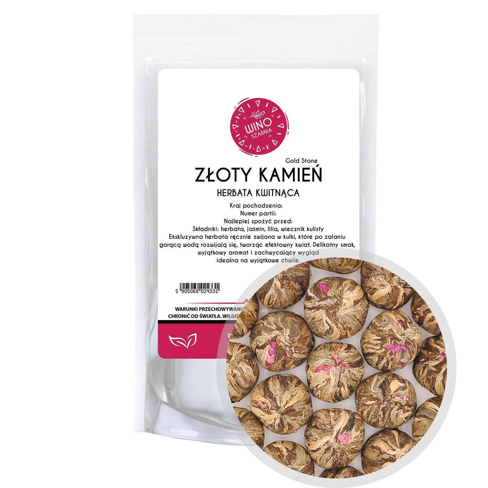 Winoszarnia Čaj Zlatý kámen Gold Stone