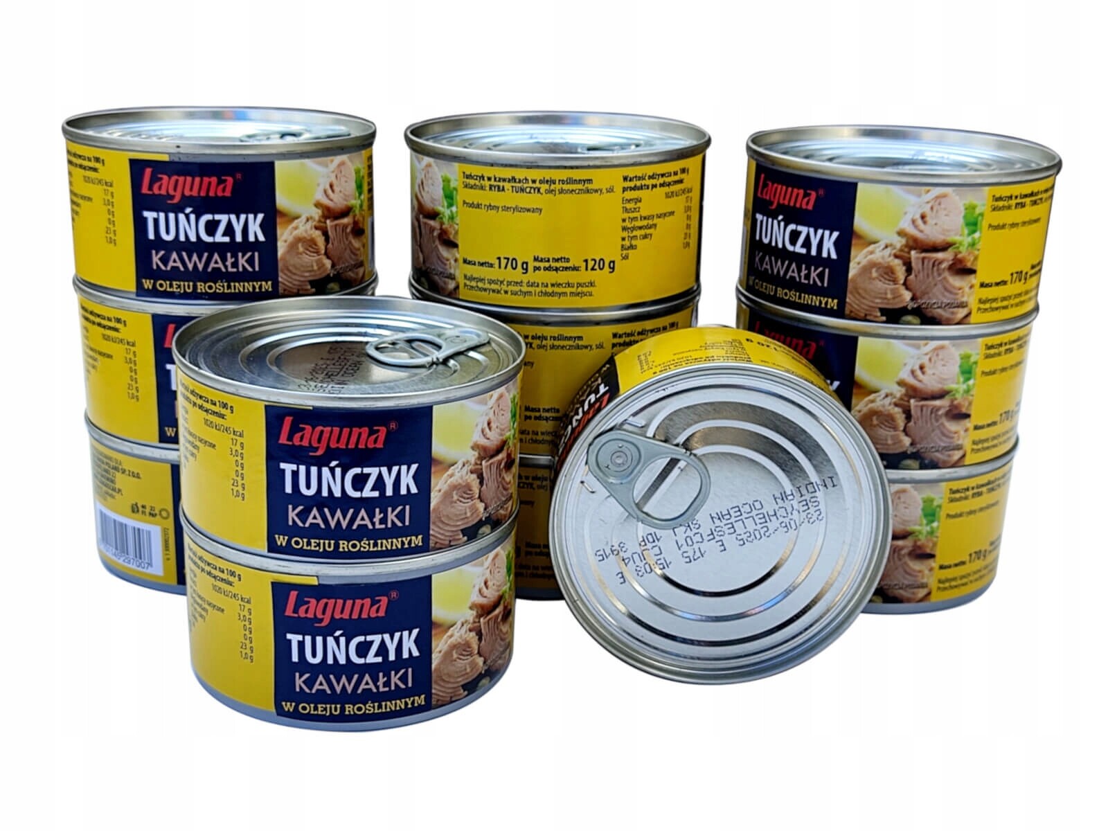 Tuňák Kousky V Oleji Laguna 170 g x 12 ks