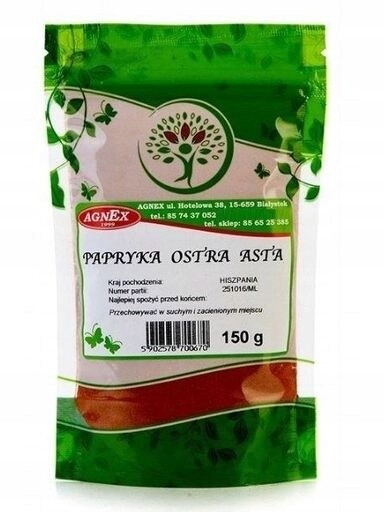 6 x Koření pálivá paprika v prášku mletá do omáček a pokrmů agnex 150 g