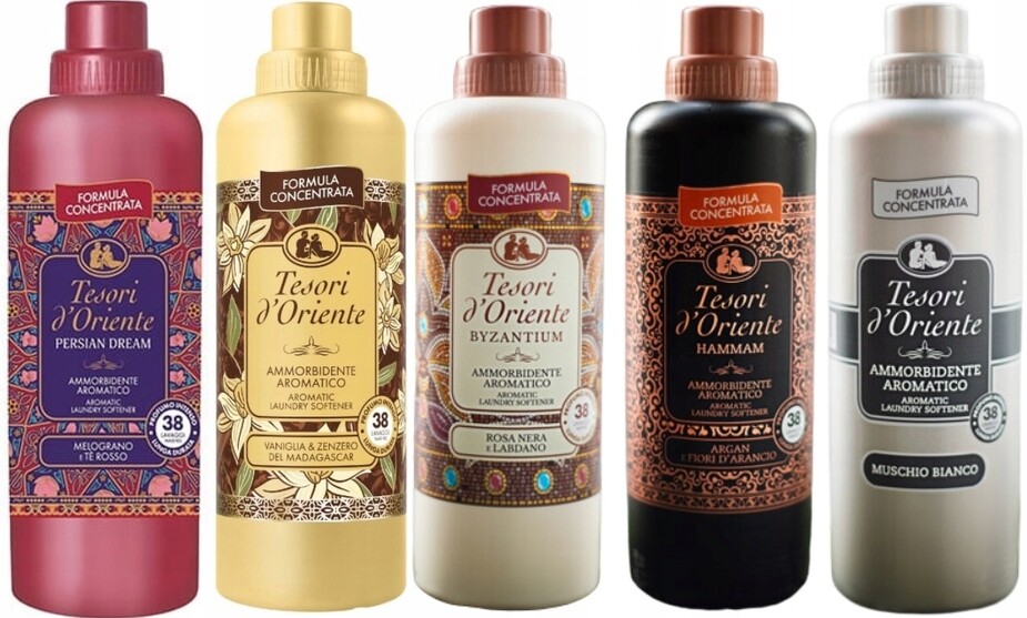 Tesori d'Oriente Sada 5 kusů italských tekutá aviváž 760 ml Pvbhm