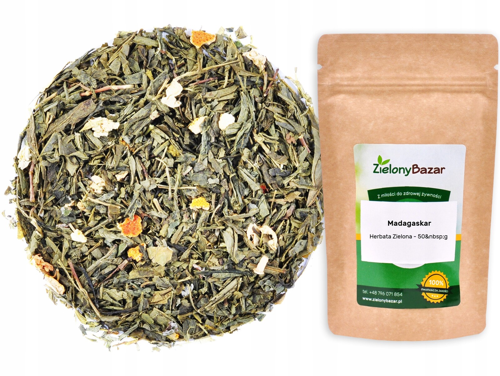 Zelený bazar čaj Madagaskar Sencha 50 g