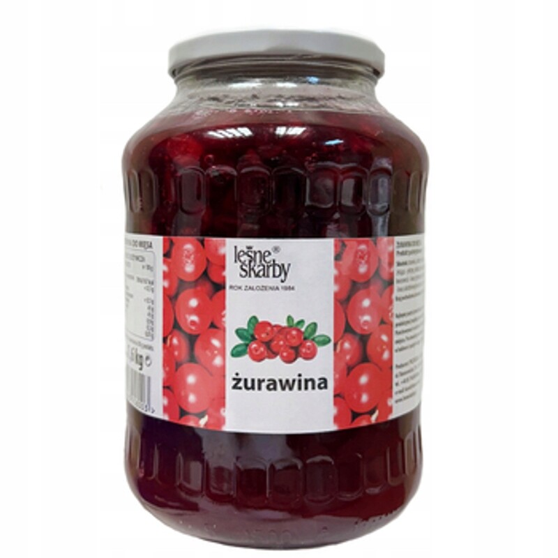 Leśne skarby brusinky na maso 1600 g