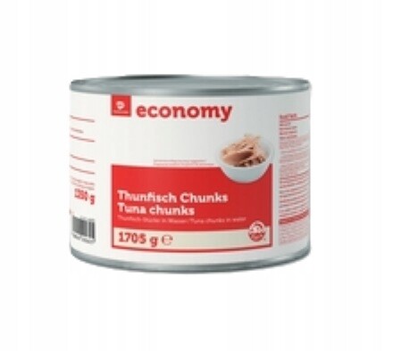 1 x 1,705 kg Tge Tuňák kousky ve vlastní šťávě