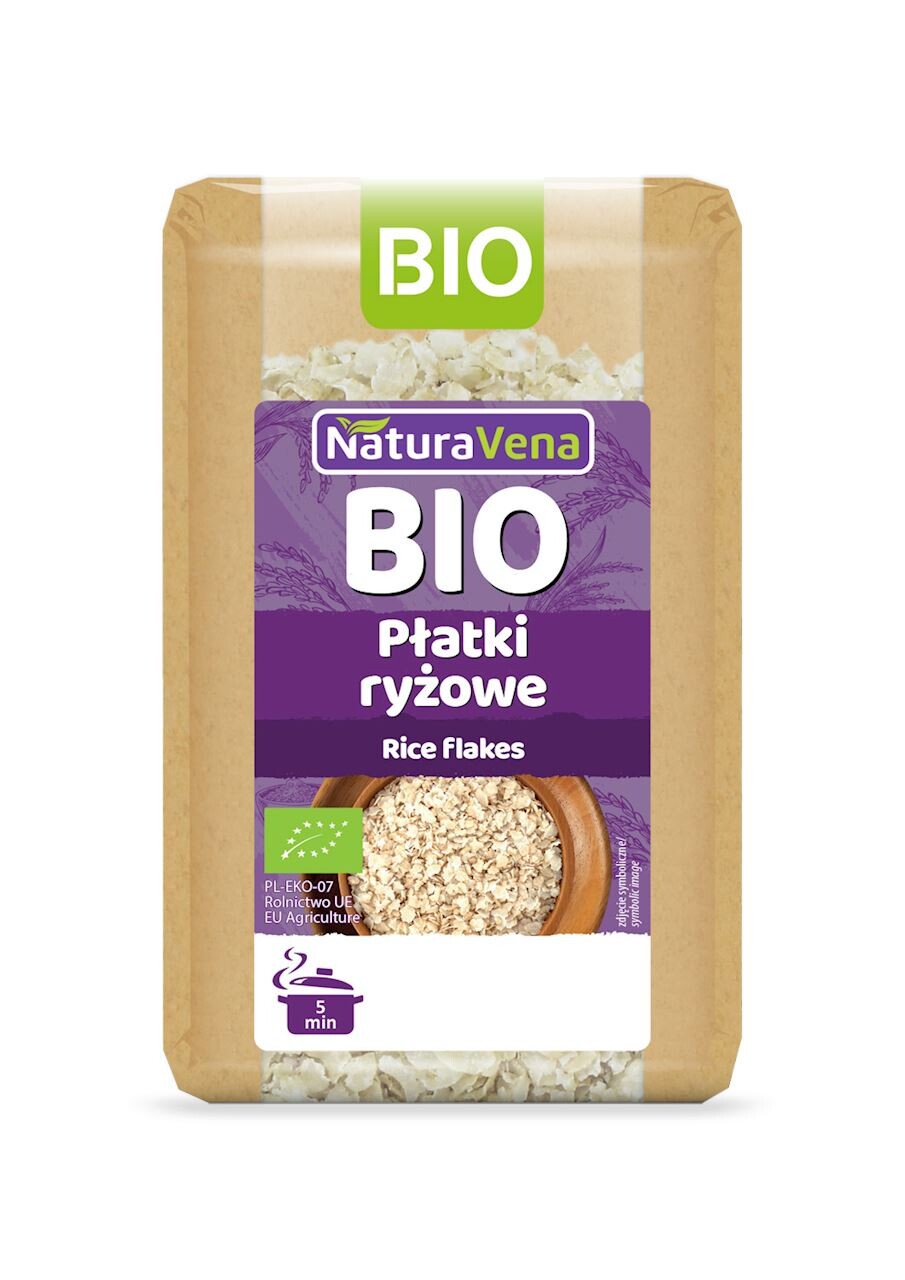4x NaturaVena Rýžové vločky Bio 300 g