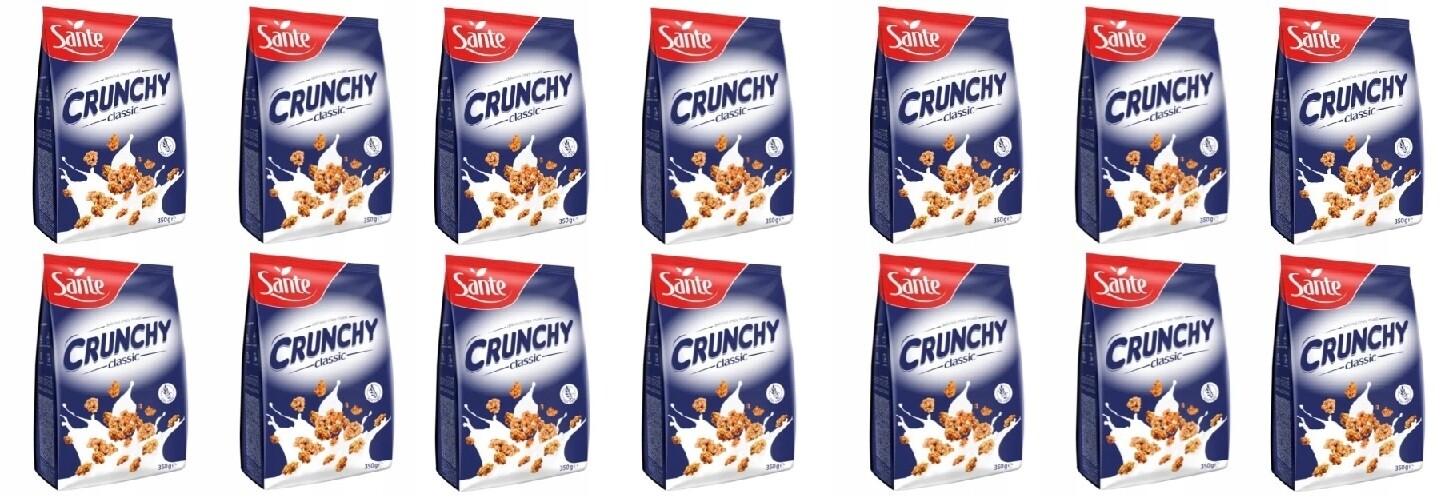 14 x 350 g Sante Classic Crunchy přírodní Karton