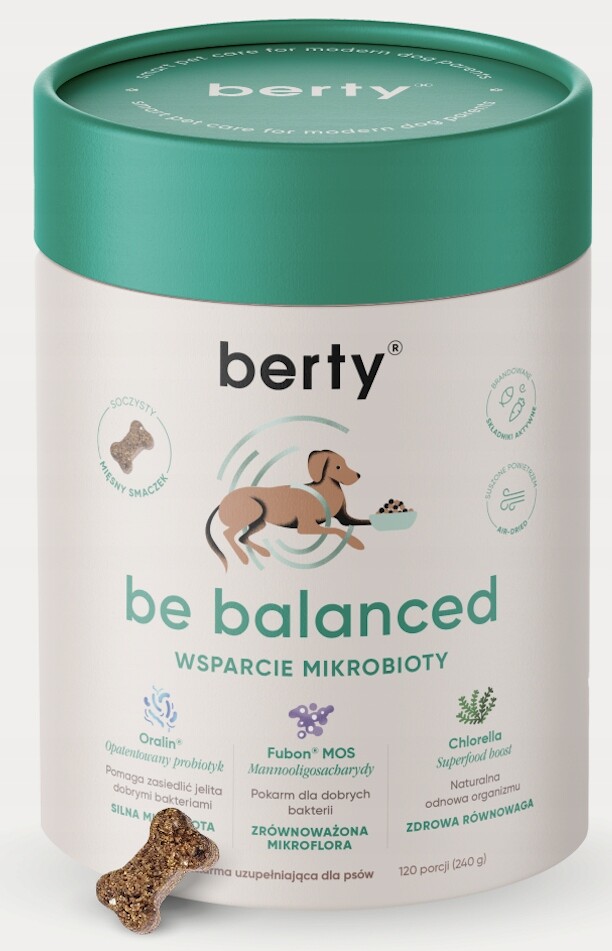 Berty Probiotikum pro psa Doplněk stravy na střeva Trávení Alergie Gazy