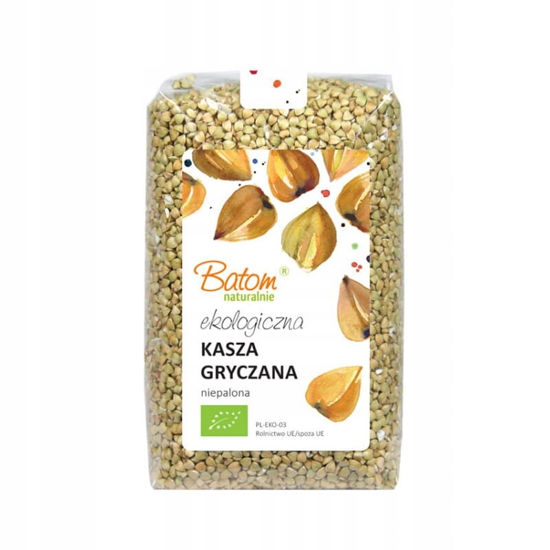 4x Batom Nepražená pohanková kaše Ekologická Bio 500 g Batom