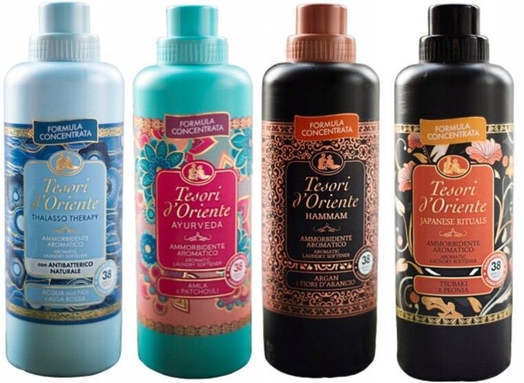 Tesori d'Oriente Sada 4 krásných aviváží 760 ml Tahj