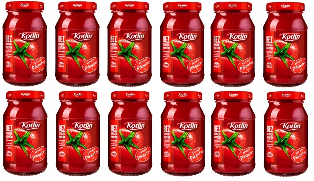 12 x 280 g Kotlin Pikantní kečup Svařovací