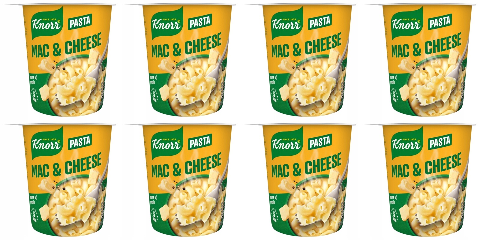 8 x 62 g Knorr Mac&Cheese Pasta Karton