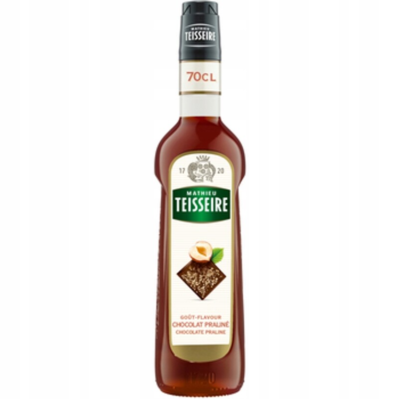 Mathieu Teisseire Sirup s příchutí pralinkové čokolády 0,7 l