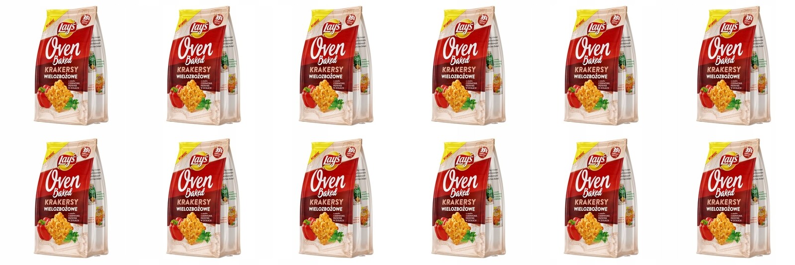 12 x 80 g Lay's Oven Baked červená paprika v bylinkách Karton