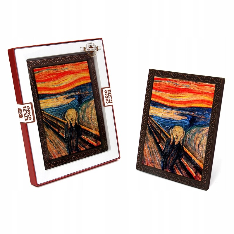 Klasický čokoládový obraz „krzyk“ Van Gogh 230 gr