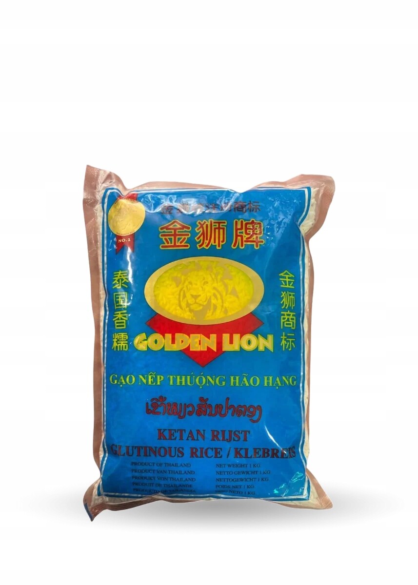 Golden Lion Asijská lepivá rýže 4.5 kg pro sushi onigiri čínská kuchyně