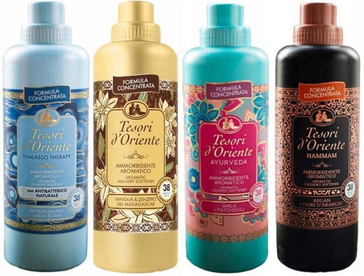 Tesori d'Oriente Sada 4 krásných aviváží 760 ml Tvah