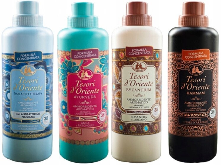 Tesori d'Oriente Sada 4 krásných oplachovacích přípravků 760 ml Tabh