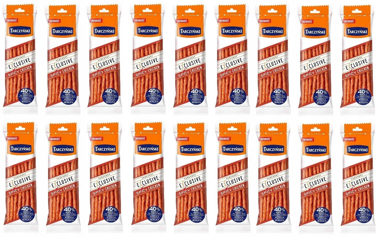 18 x 90 g Tarczyński Kabanosy Exclusive Spicy Chicken Karton