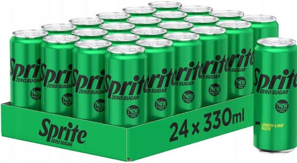 Sprite Zero Sycený nápoj plechovka 330 ml