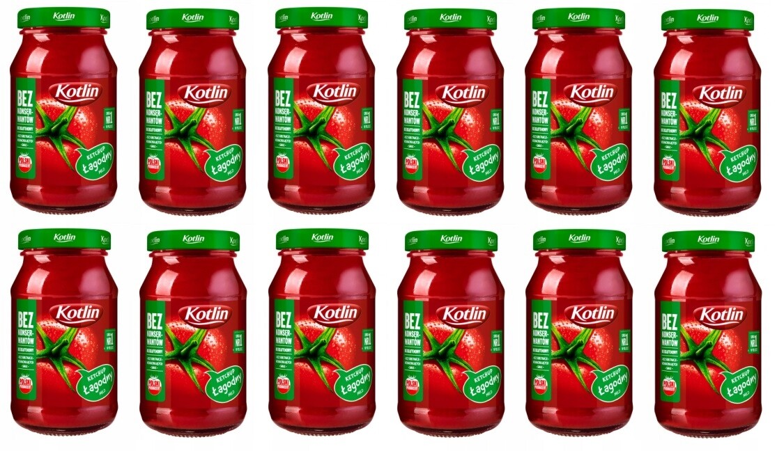 12 x 280 g Kotlin Jemný kečup Svařovací