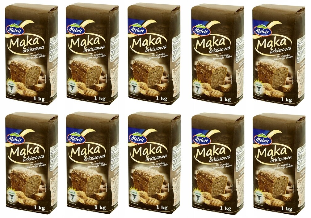 10 x 1 kg Melvit Špaldová mouka typ 1400 Svařovací