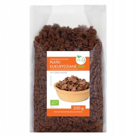 4x Biolife Kukuřičné vločky v čokoládě 200 g Bio