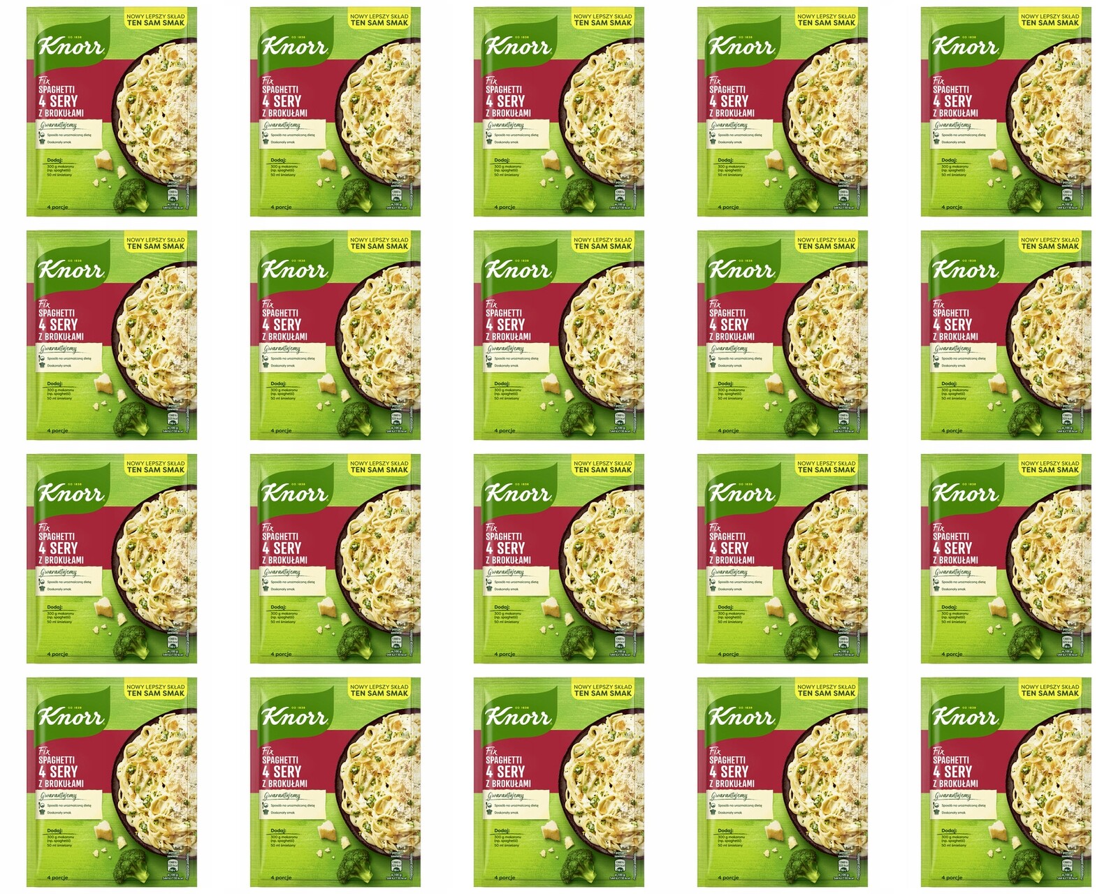 20 x 39 g Knorr Fix 4 sýry s brokolicí Karton