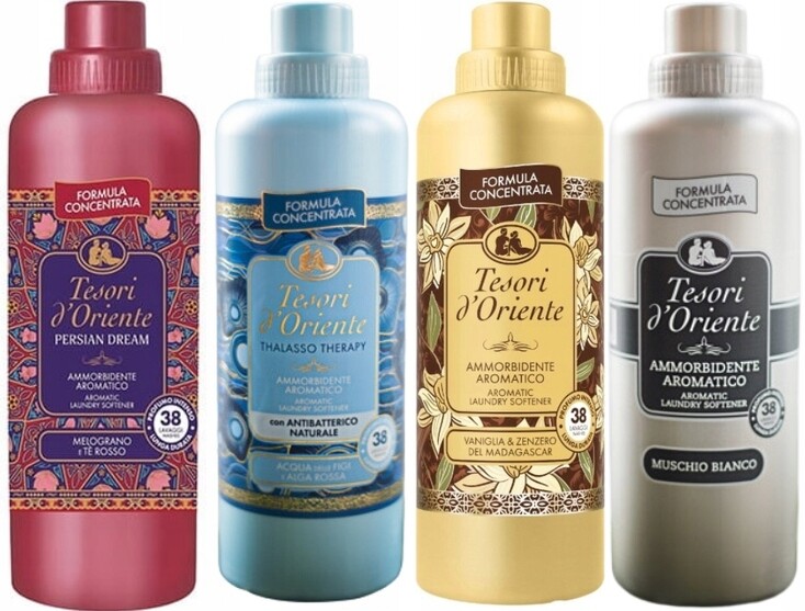 Tesori d'Oriente Sada 4 krásných aviváží 760 ml Ptvm