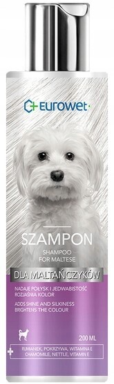 Šampon Pro Psa Plemene Maltézská Bílá Srst Péče O Pleť Eurowet 200 ML