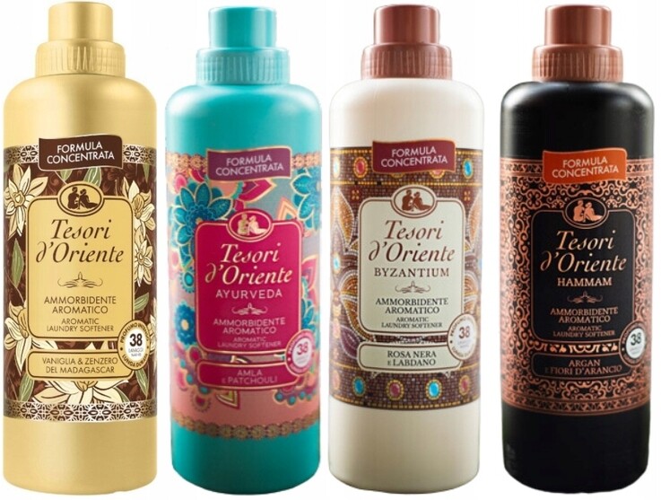 Tesori d'Oriente Sada 4 krásných aviváží 760 ml Vabh