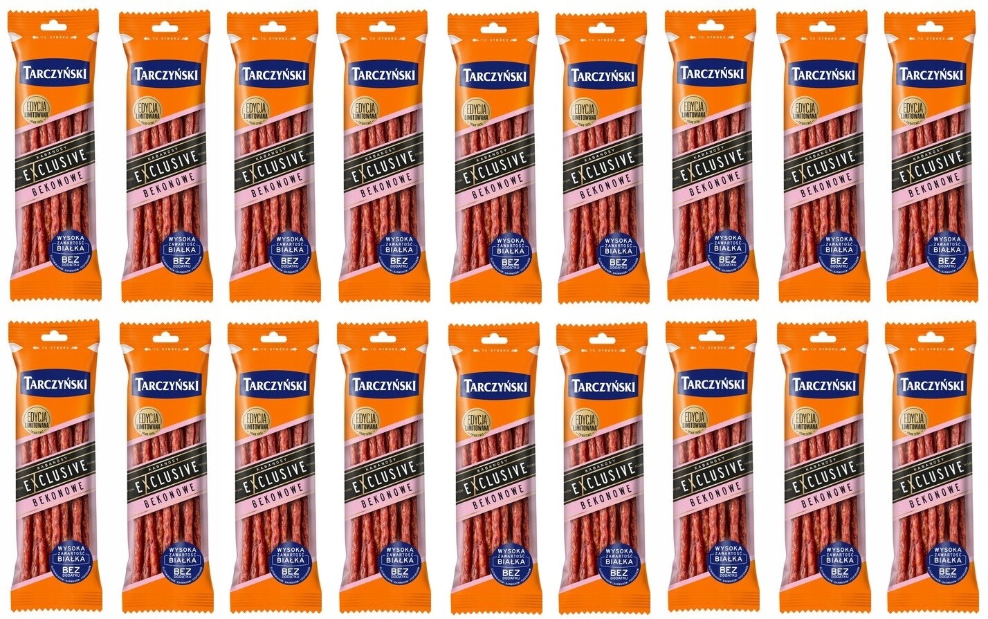 18x 90g Tarczyński Kabanos Exclusive slaninový Karton