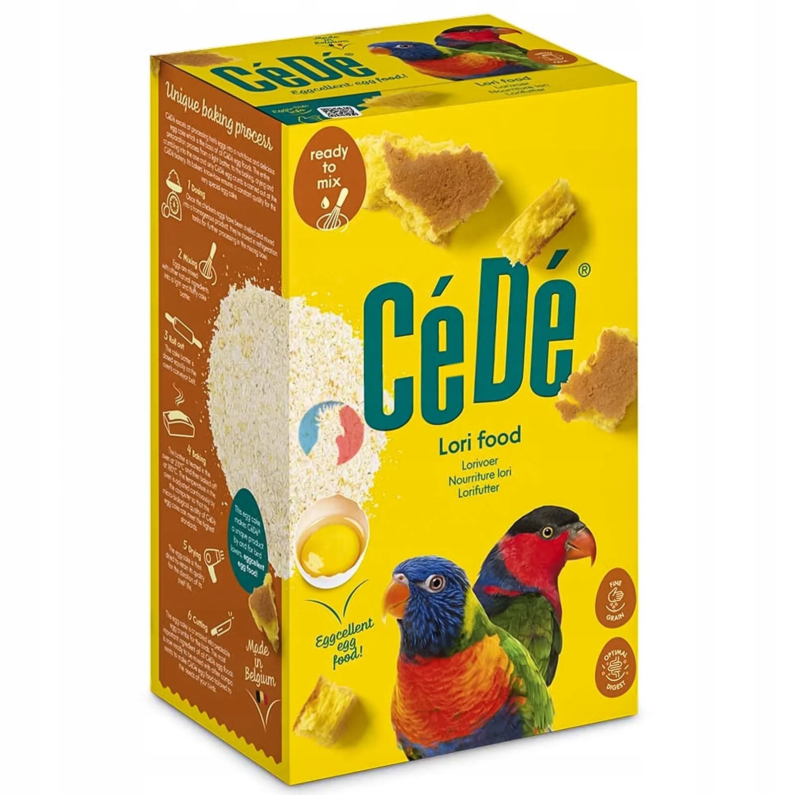CeDe Lorifood 1 kg – krmivo pro lorysy a závěsné papoušky /Deli Nature