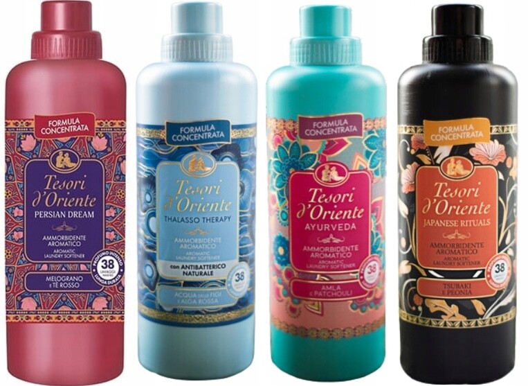 Tesori d'Oriente Sada 4 krásných aviváží 760 ml Ptaj